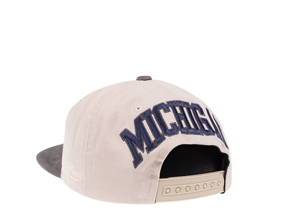 Mitchell & Ness Michigan Wolverines Deadstock Throwback Snapback Gorra