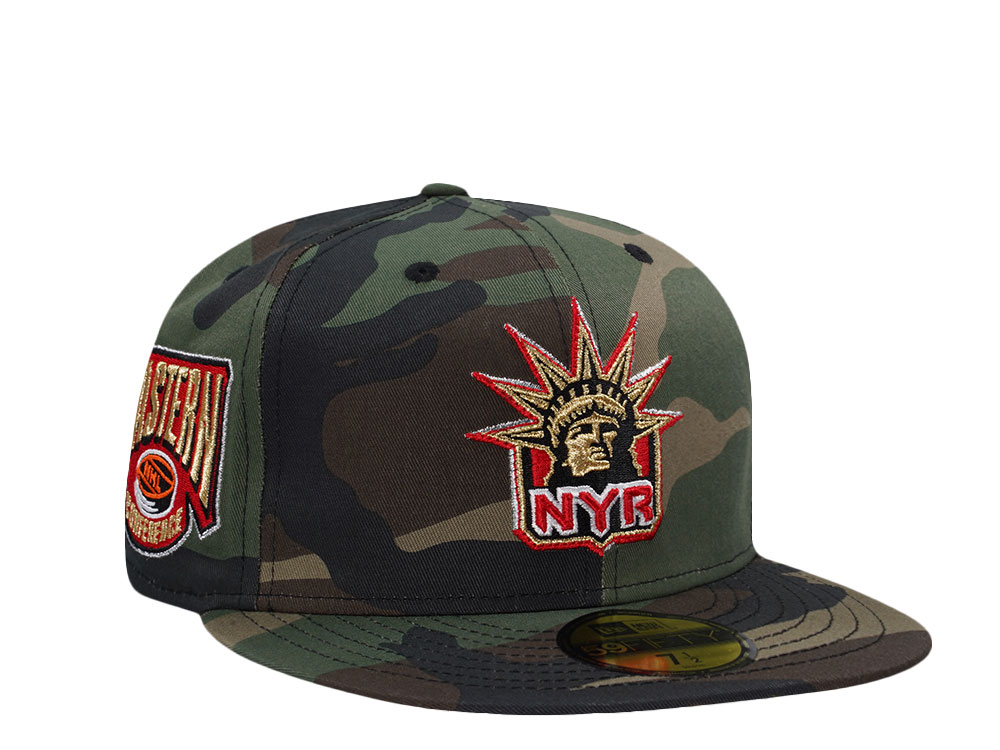 New Era New York Rangers Enforcer Camo Prime Edition 59Fifty Fitted Gorra