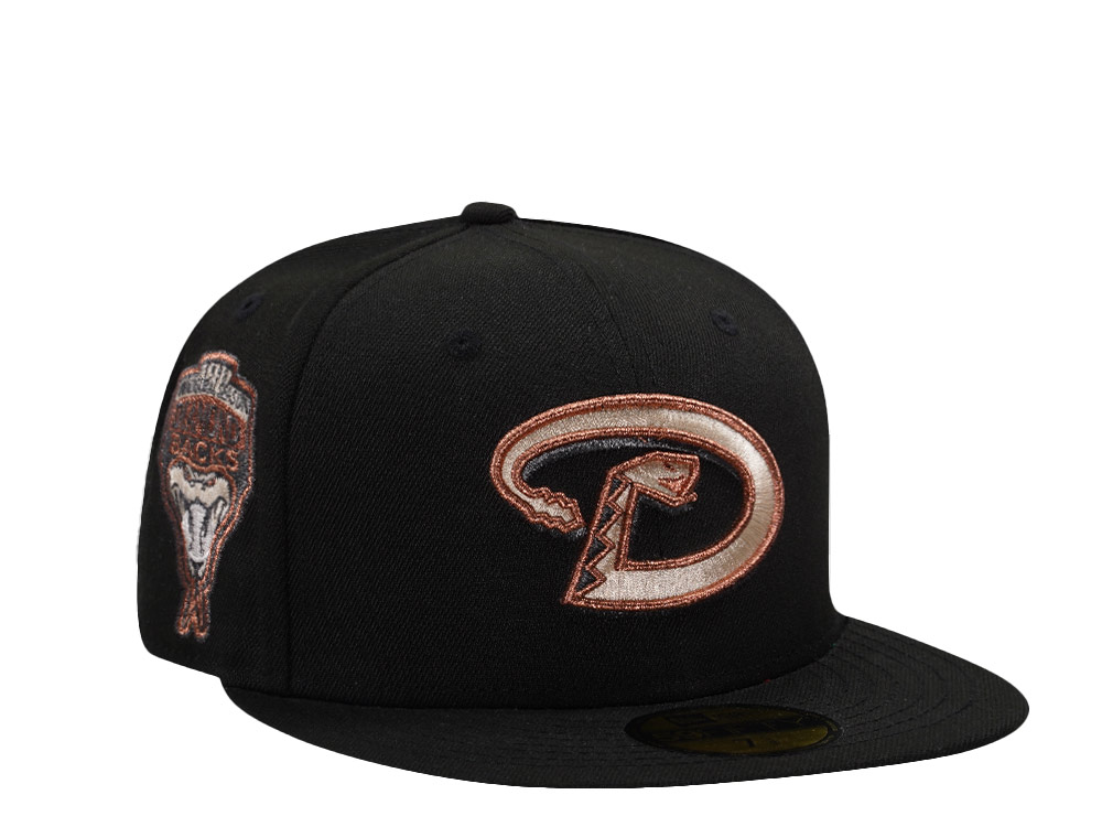 New Era Arizona Diamondbacks Inaugural Season 1998 Black Prime Edition 59Fifty Fitted Gorra