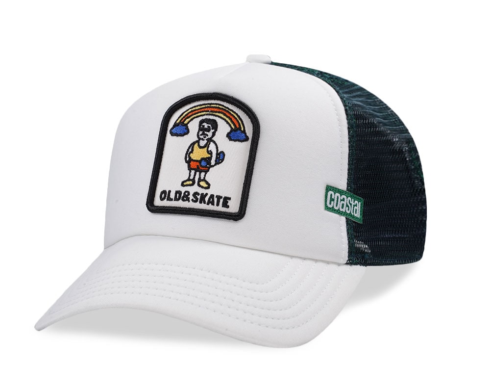 Djinns HFT Old & Skate White Trucker Snapback Gorra