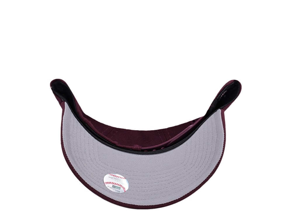 New Era Baltimore Orioles 25th Anniversary Maroon Prime Edition 9Forty A Frame Snapback Gorra