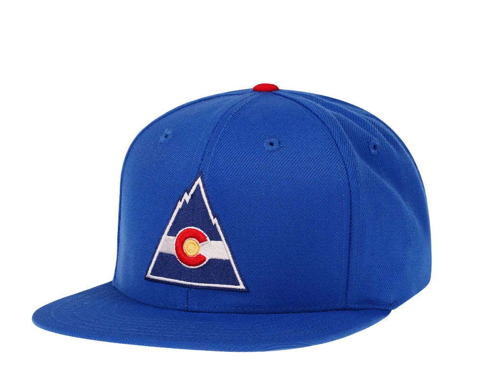 American Needle Colorado Rockies Blue 400 Series Snapback Gorra