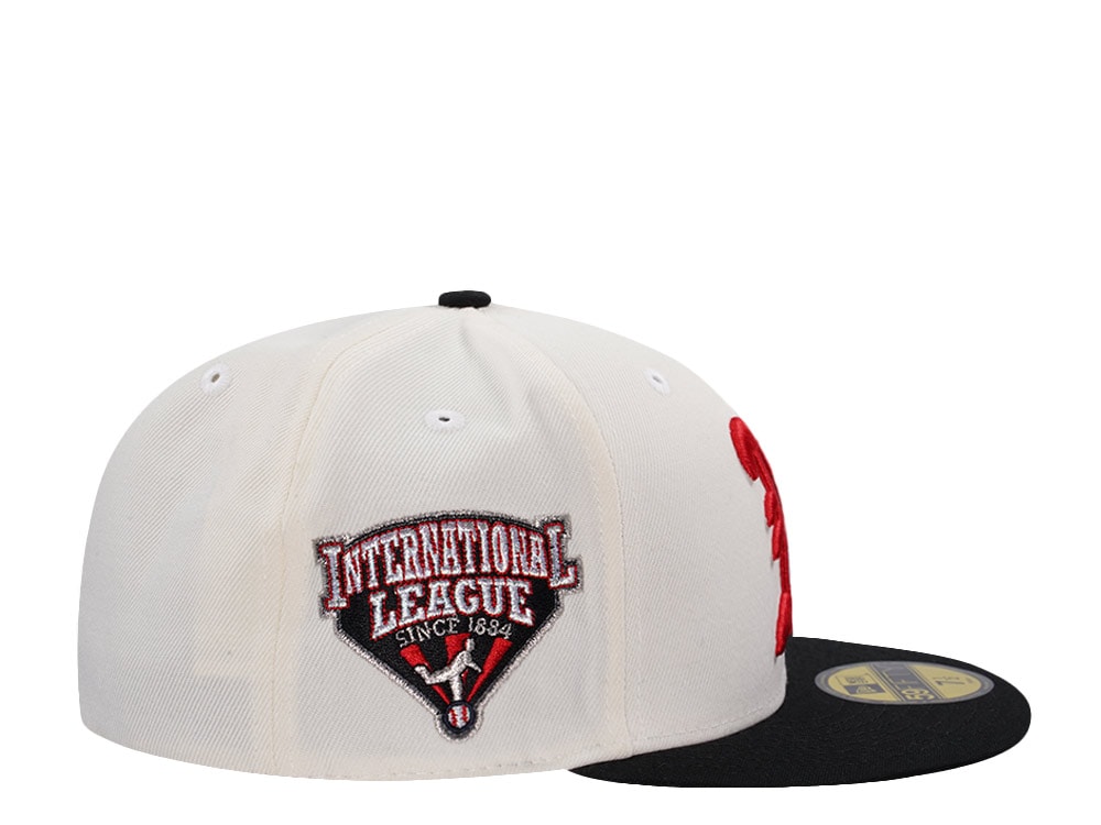 New Era Norfolk Tides International League Chrome Two Tone Horror Edition 59Fifty Fitted Gorra