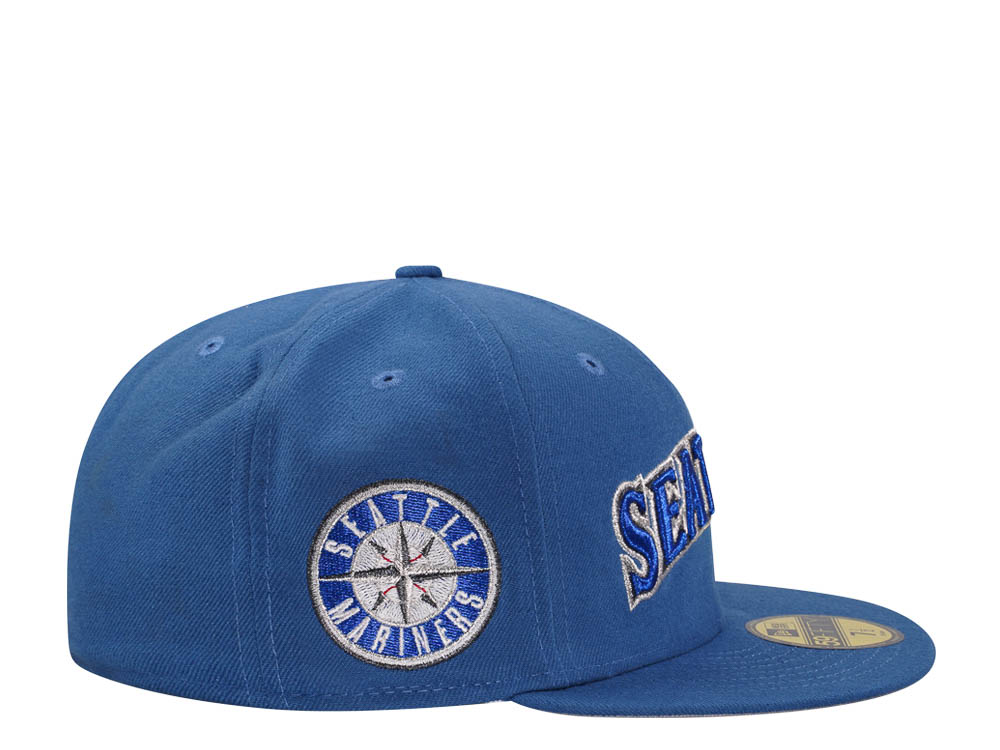 New Era Seattle Mariners Indigo Metallic Edition 59Fifty Fitted Gorra