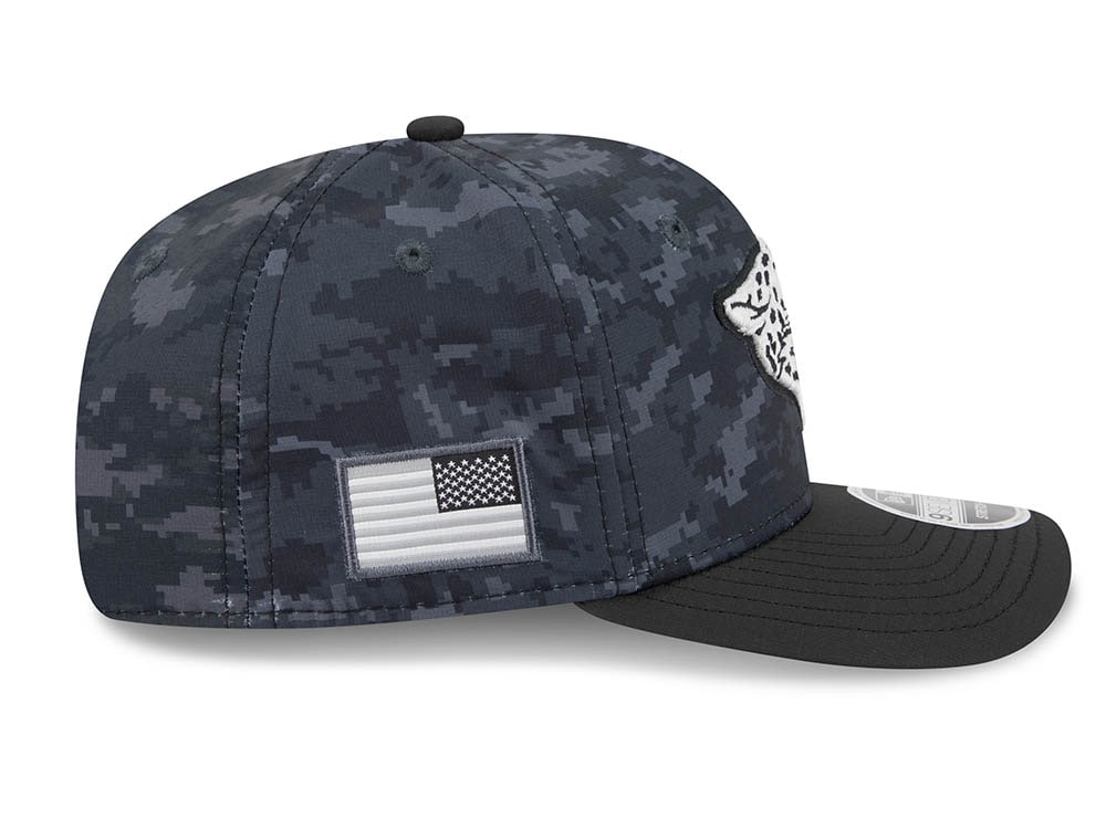 New Era Jacksonville Jaguars NFL Salute to Service 2026 Digi Camo Black 9Seventy Stretch Snapback Gorra
