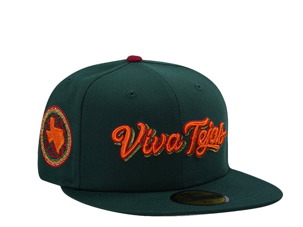 New Era Texas Rangers City Connect Dark Green Prime Edition 59Fifty Fitted Gorra