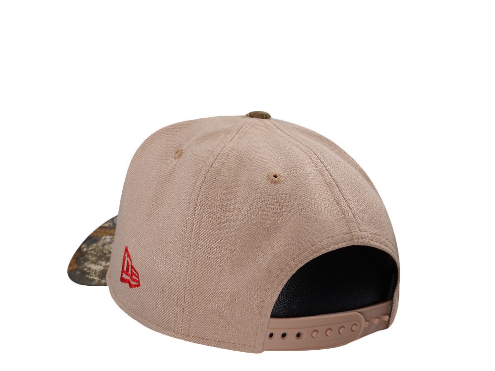New Era Los Angeles Dodgers 50th Anniversary Camel Realtree Edition 9Forty A Frame Snapback Gorra