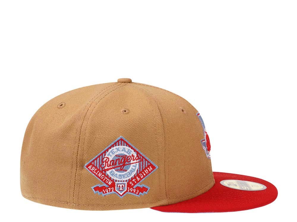 New Era Texas Rangers Arlington Stadium Two Tone Edition 59Fifty Fitted Gorra