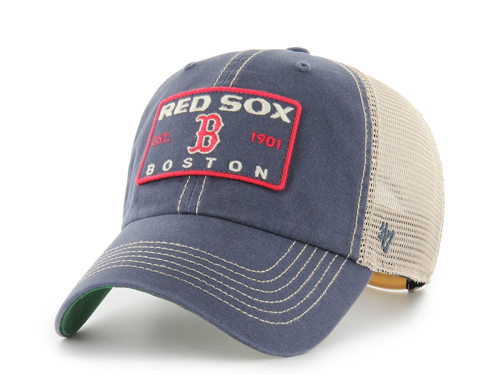 47Brand Boston Red Sox Vintage Navy Wabash Edition Trucker Clean Up Snapback Gorra