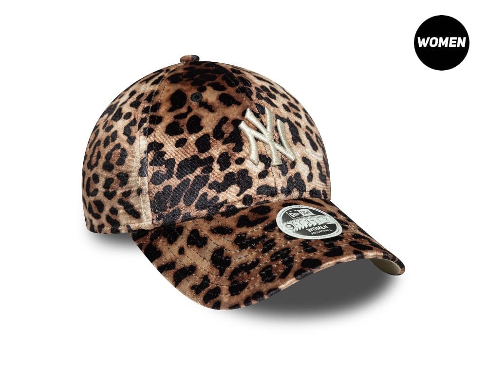 New Era New York Yankees Leo Velour Womens 9Forty Strapback Gorra