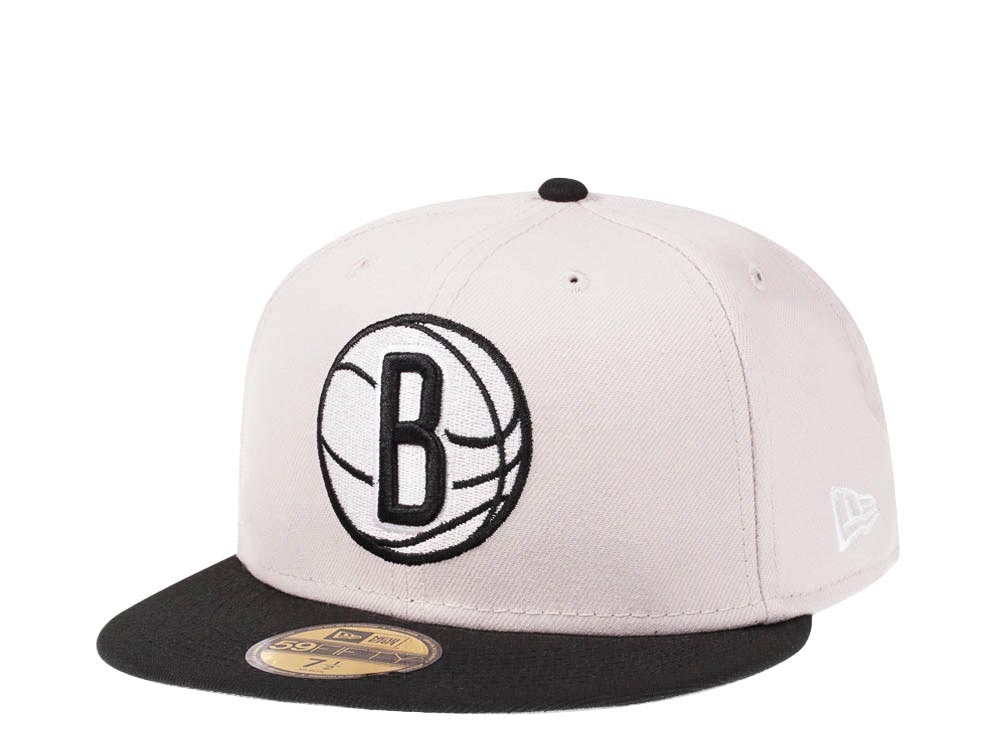 New Era Brooklyn Nets Stone Two Tone Edition 59Fifty Fitted Gorra