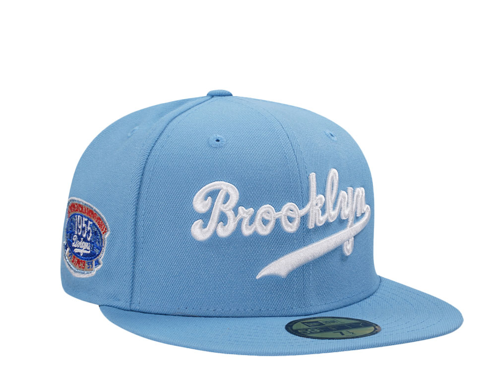 New Era Brooklyn Dodgers 1st World Champions Fresh Blue Prime Edition 59Fifty Fitted Gorra