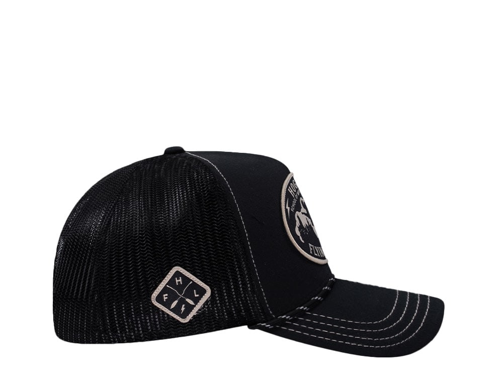 Capslab Harry Potter Hogwarts Flying Lessons Black Trucker Snapback Gorra