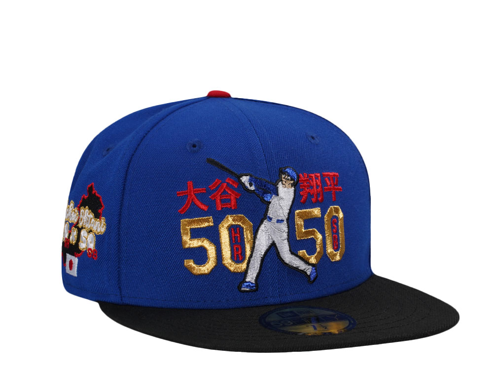 New Era Los Angeles Dodgers Ohtani 50 50 Season Metallic Two Tone Throwback Edition 59Fifty Fitted Gorra
