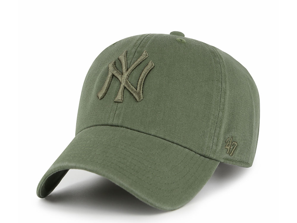 47 Brand New York Yankees Moss Clean Up Strapback Gorra