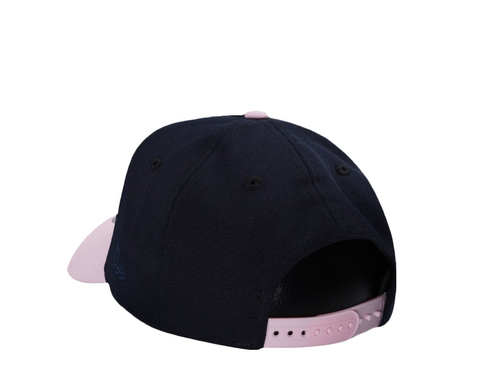 New Era Miami Beach Flamingos 1954 Navy Pink Two Tone 9Forty A Frame Snapback Gorra