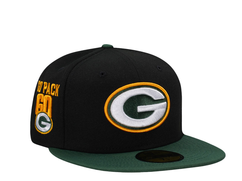 New Era Green Bay Packers Go Pack Go Two Tone Edition 59Fifty Fitted Gorra
