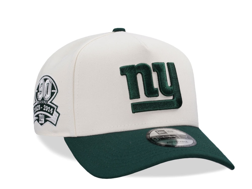 New Era New York Giants 90 Seasons Chrome Two Tone Edition 9Forty A Frame Snapback Gorra