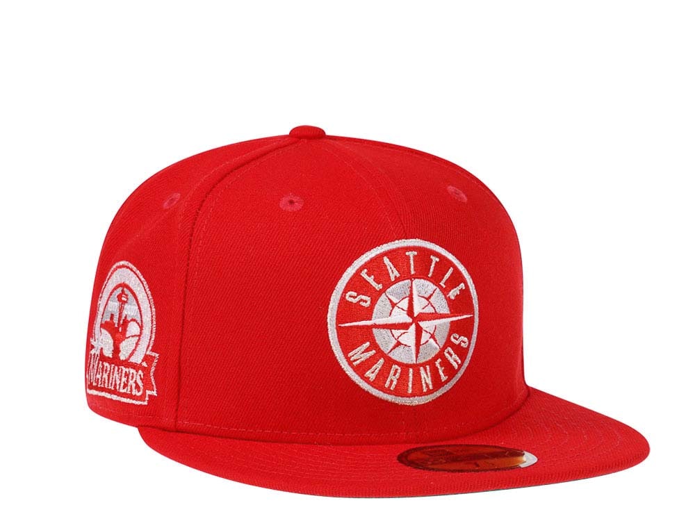 New Era Seattle Mariners 30th Anniversary Red Throwback Edition 59Fifty Fitted Gorra
