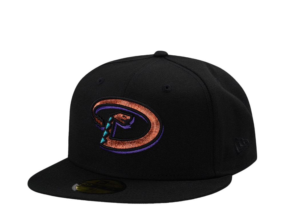 New Era Arizona Diamondbacks All Time Classic Black Edition 59Fifty Fitted Gorra