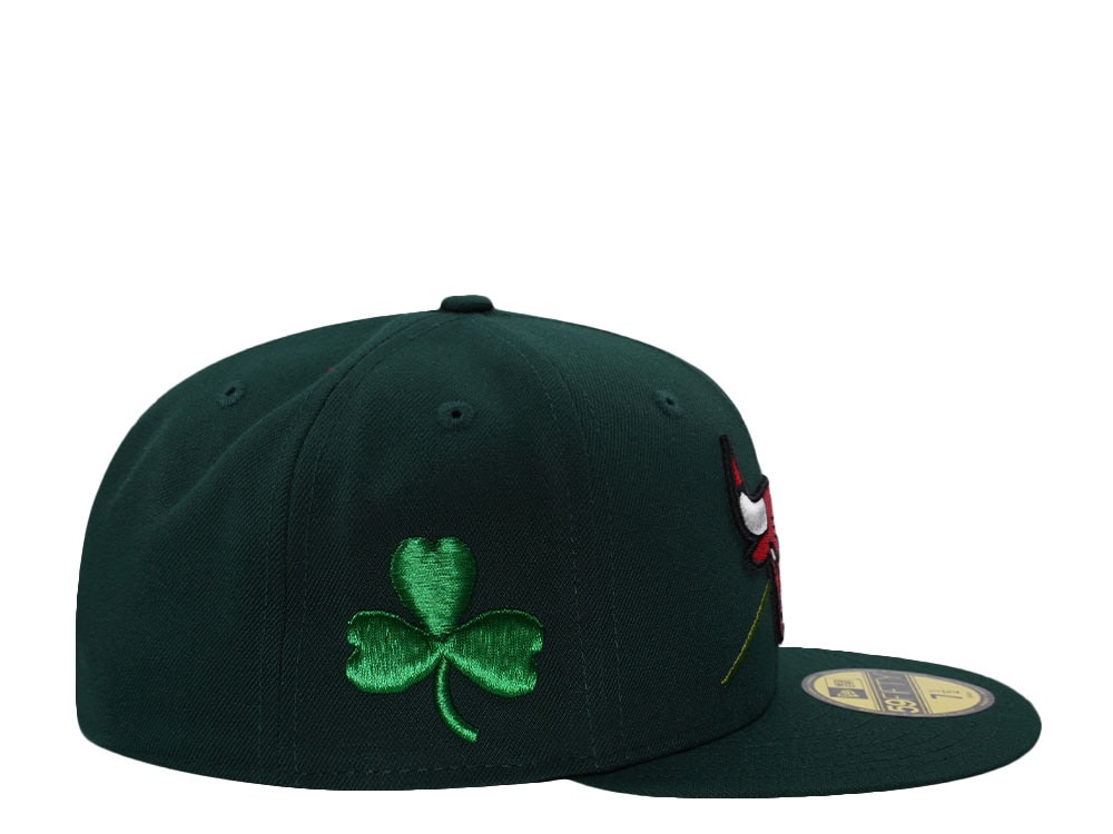 New Era Chicago Bulls Rose Dark Green Prime Edition 59Fifty Fitted Gorra