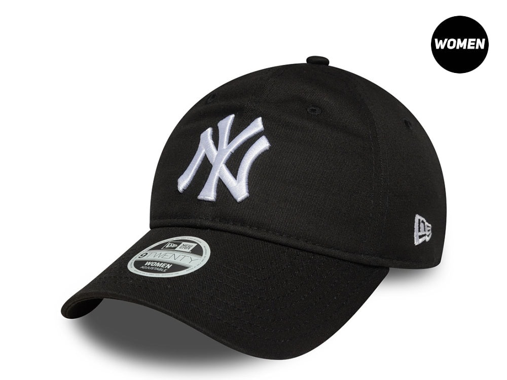 New Era New York Yankees  League Essential Black Womens 9Twenty Strapback Gorra