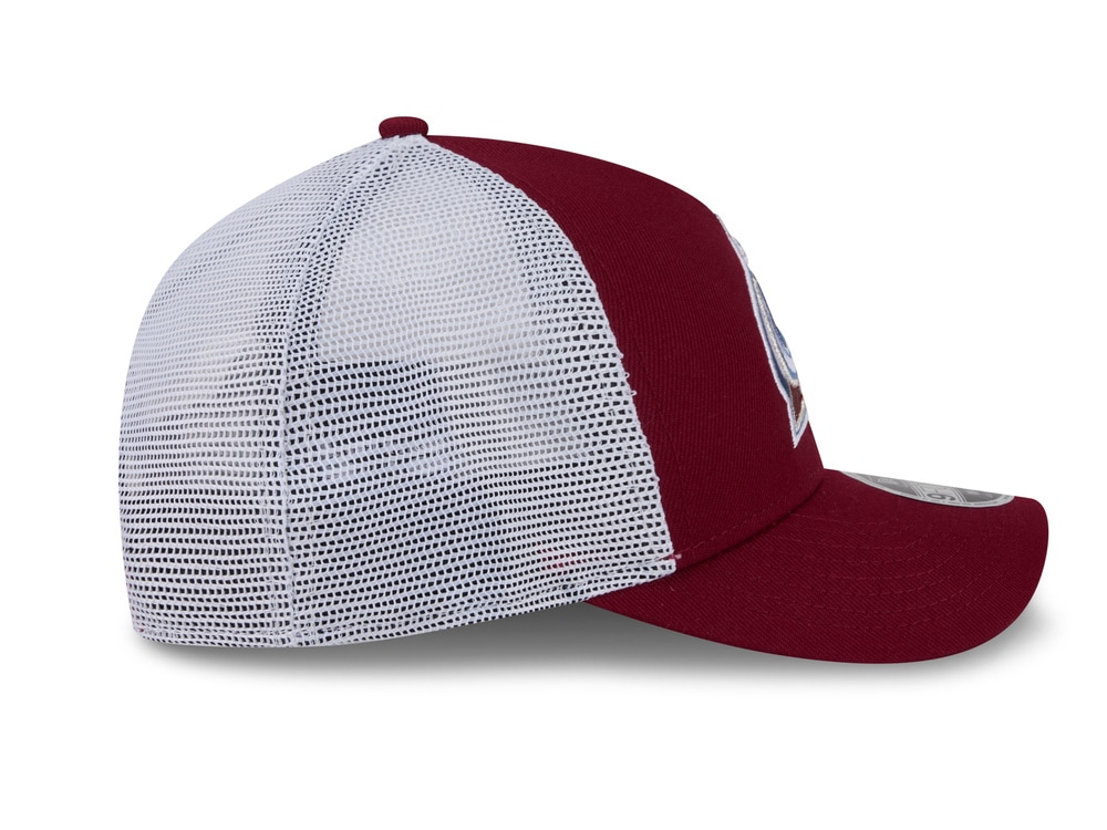 New Era Colorado Avalanche Official Team Color Edition 9Forty M Crown A Frame Trucker Snapback Gorra