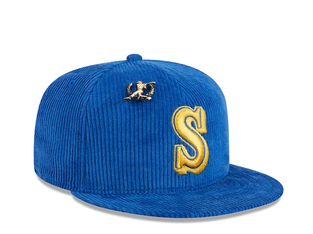 New Era Seattle Mariners Letterman Pin 59Fifty Fitted Gorra
