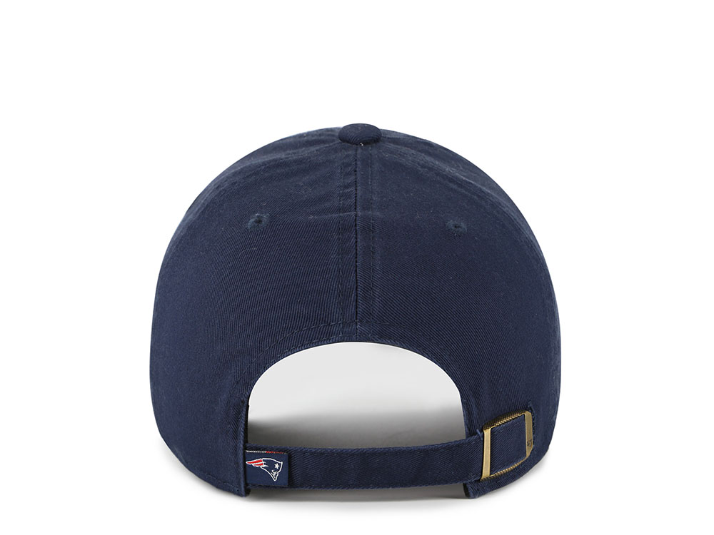 47Brand New England Patriots Navy Classic Edition Clean Up Strapback Gorra
