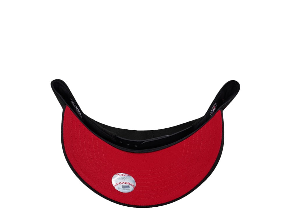 New Era Los Angeles Dodgers Script Black and Red Edition 9Forty A Frame Snapback Gorra