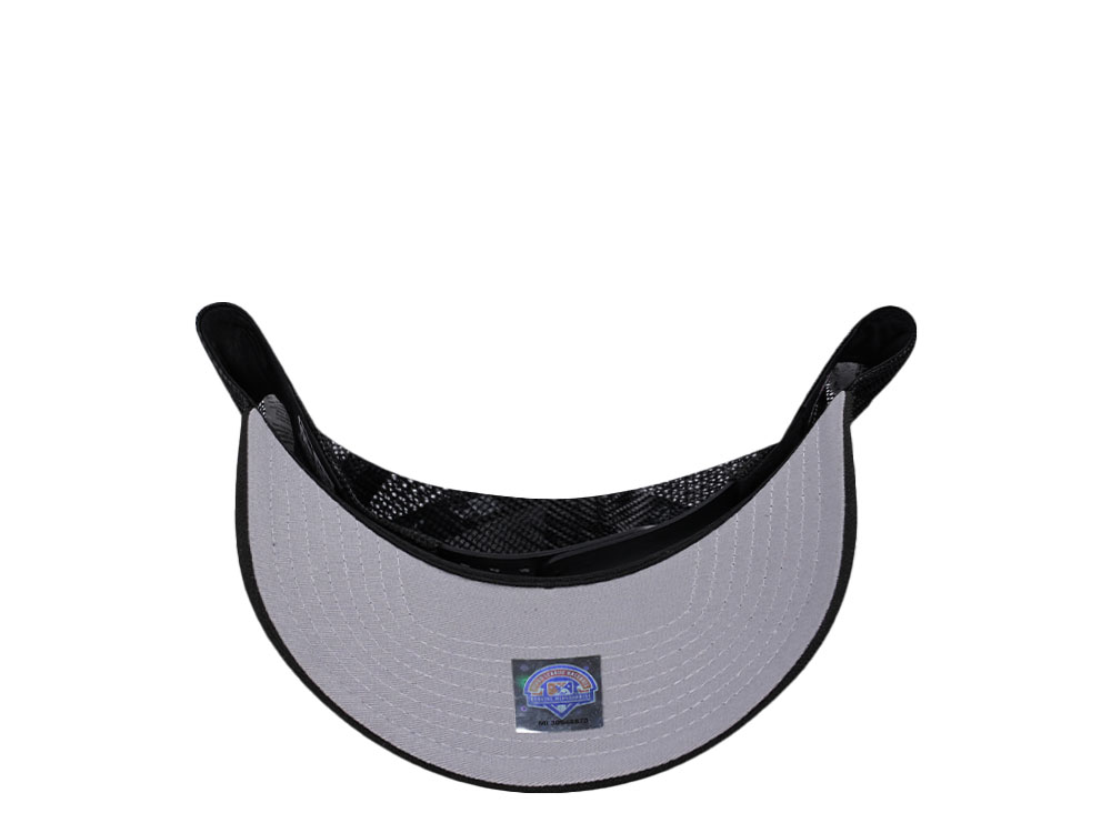New Era Pensacola Blue Wahoos 10 Years Black Trucker Edition 9Forty A Frame Snapback Gorra