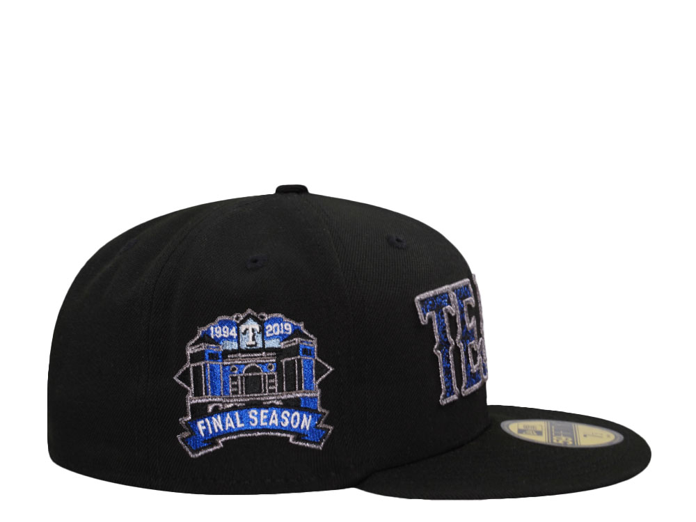 New Era Texas Rangers Final Season Liquid Titanium Prime Edition 59Fifty Fitted Gorra