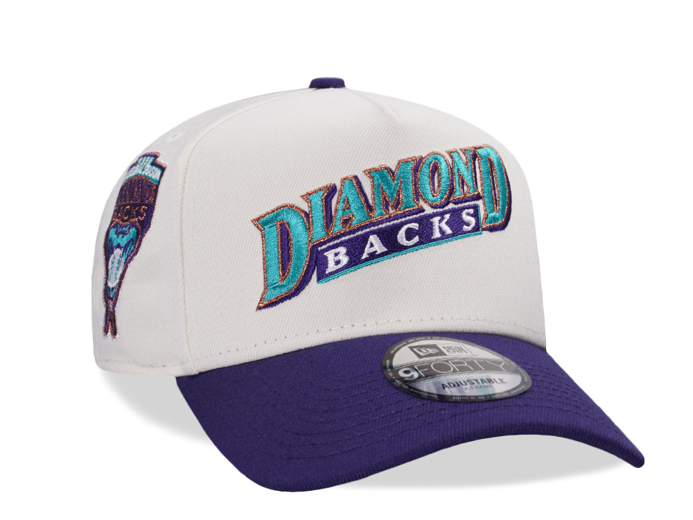 New Era Arizona Diamondbacks Inaugural Season 1998 Chrome Two Tone Edition 9Forty A Frame Snapback Gorra
