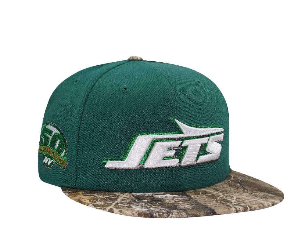 New Era New York Jets 50 Seasons Realtree Two Tone Edition 59Fifty Fitted Gorra