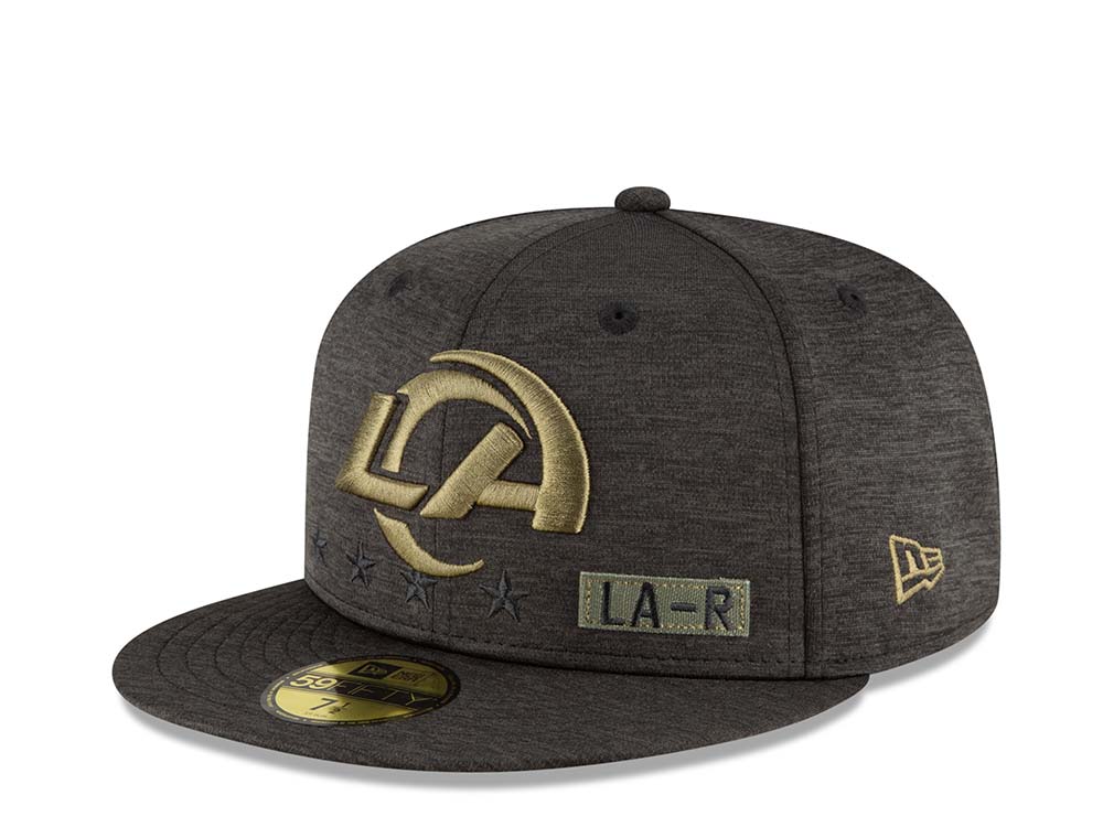 New Era Los Angeles Rams Salute to Service 2020 Fitted 59Fifty Gorra