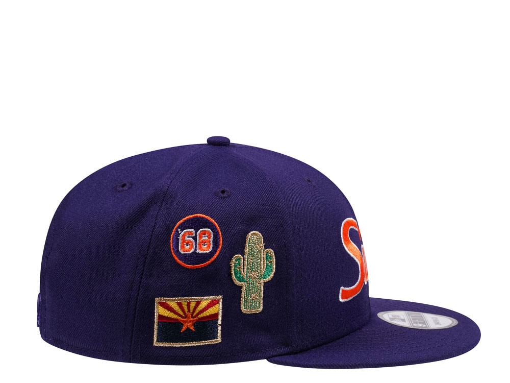 New Era Phoenix Suns Throwback Icons Edition 9Fifty Snapback Gorra