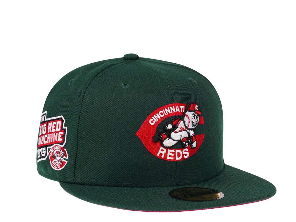 New Era Cincinnati Reds Big Red Machine Green and Red Edition 59Fifty Fitted Gorra