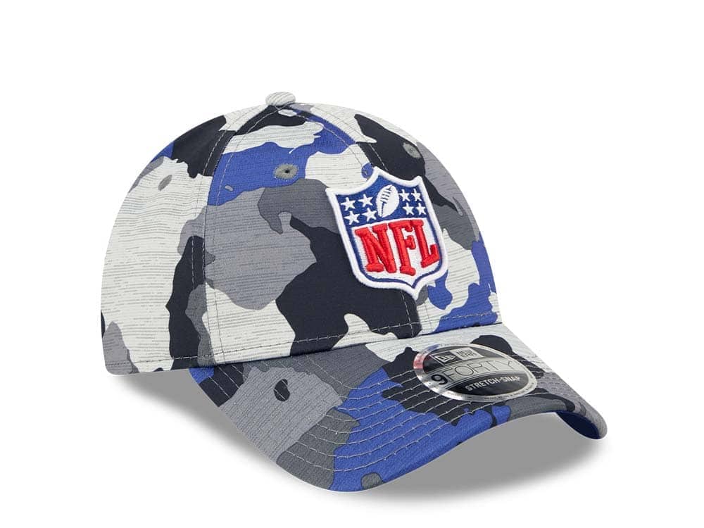 New Era NFL Logo NFL Training Camp 22 Camo 9Forty Stretch Snapback Gorra