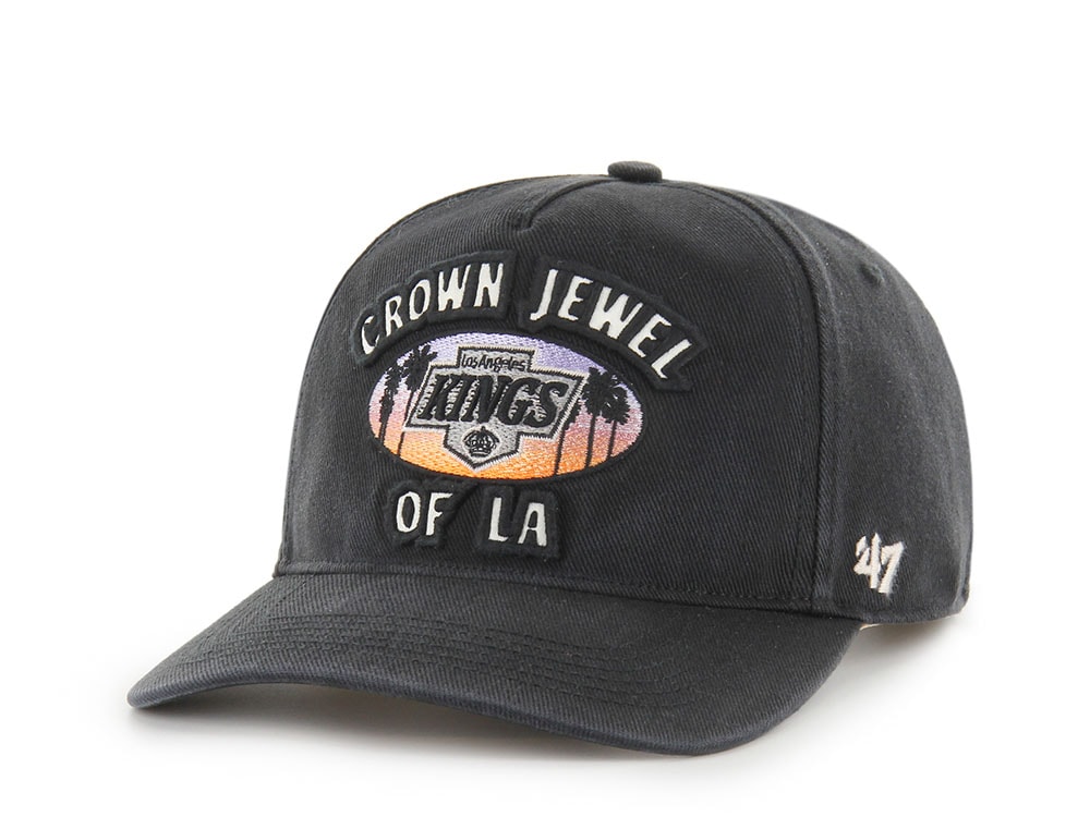 47Brand Los Angeles Kings Black Charlton Edition Hitch Snapback Gorra