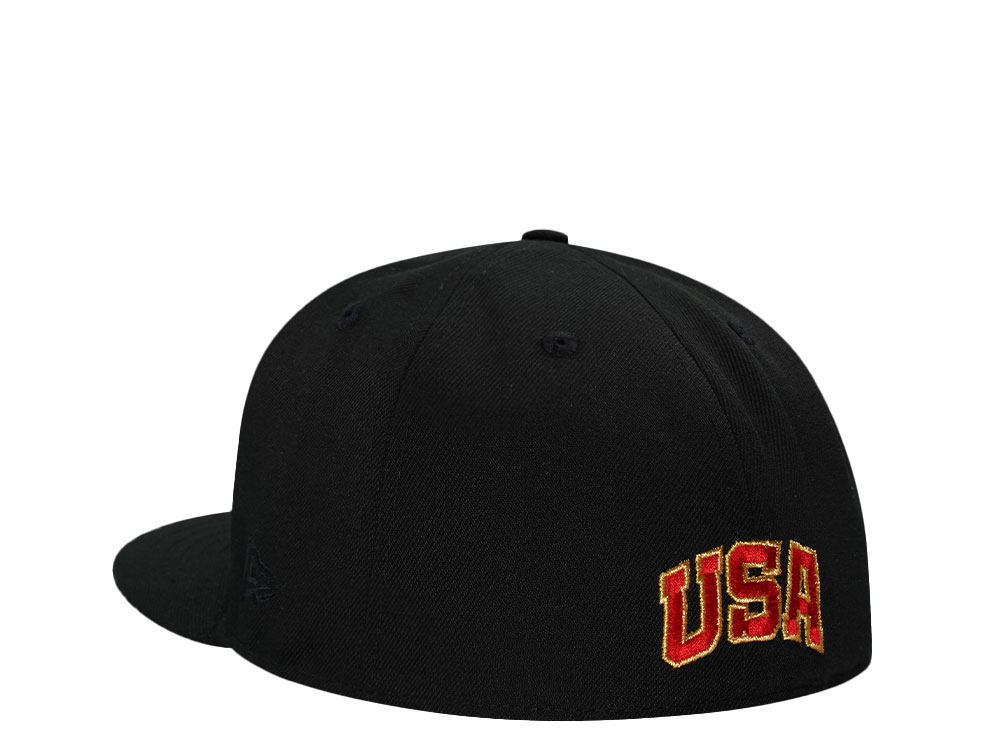 New Era Team USA Basketball Black Prime Edition 59Fifty Fitted Gorra