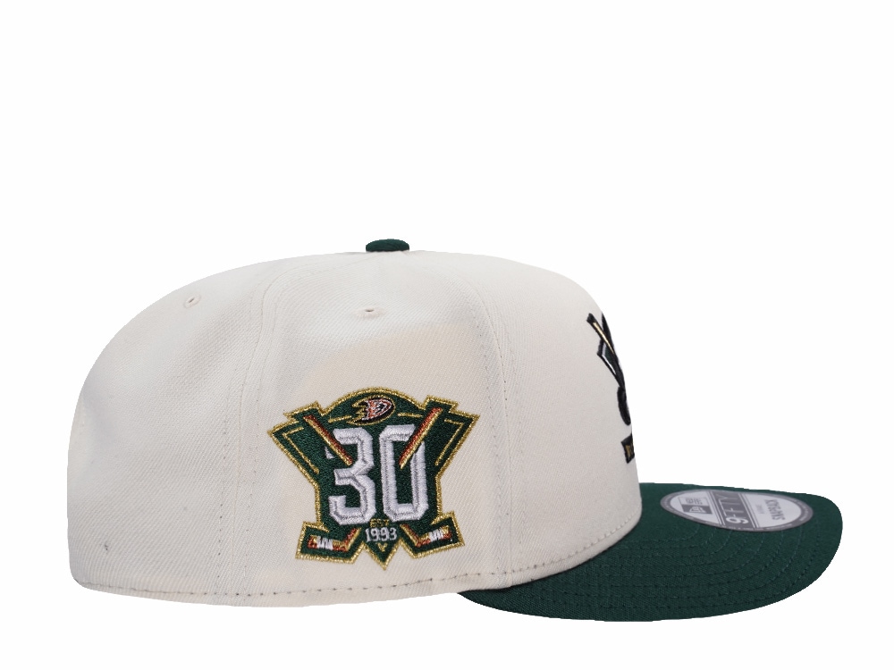 New Era Anaheim Ducks 30th Anniversary Chrome Two Tone Edition 9Fifty A Frame Snapback Gorra