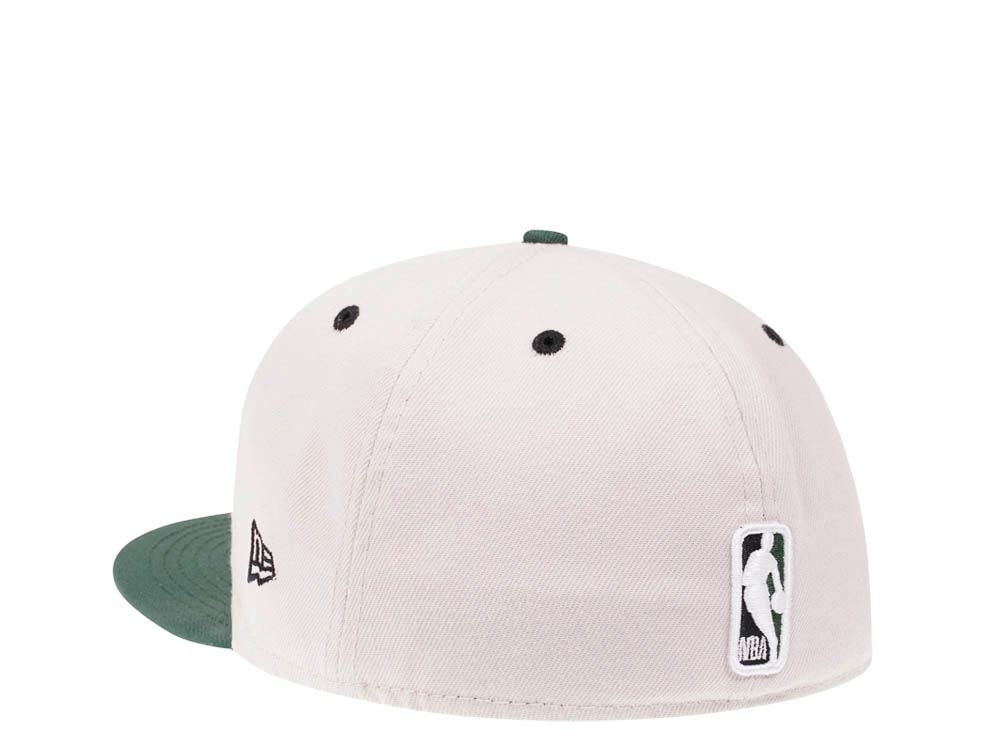 New Era Milwaukee Bucks Stone Two Tone Edition 59Fifty Fitted Gorra