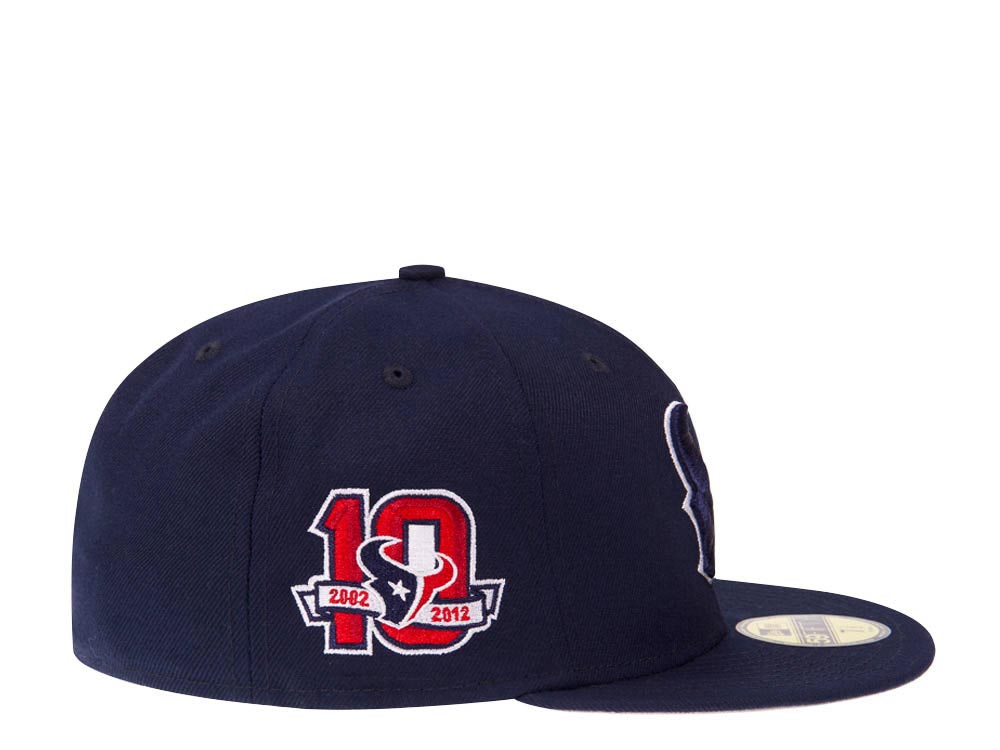 New Era Houston Texans 10th Anniversary Navy Classic Prime Edition 59Fifty Fitted Gorra