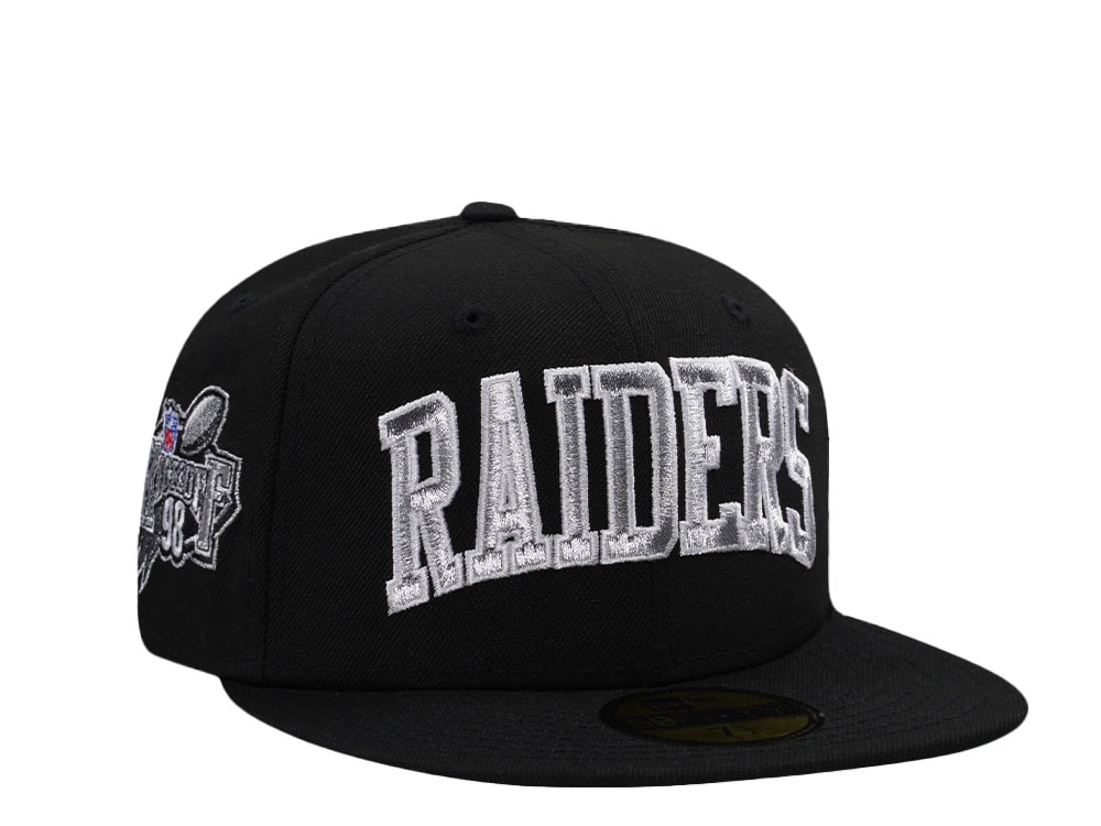 New Era Las Vegas Raiders Kickoff 1998 Metallic Prime Edition 59Fifty Fitted Gorra