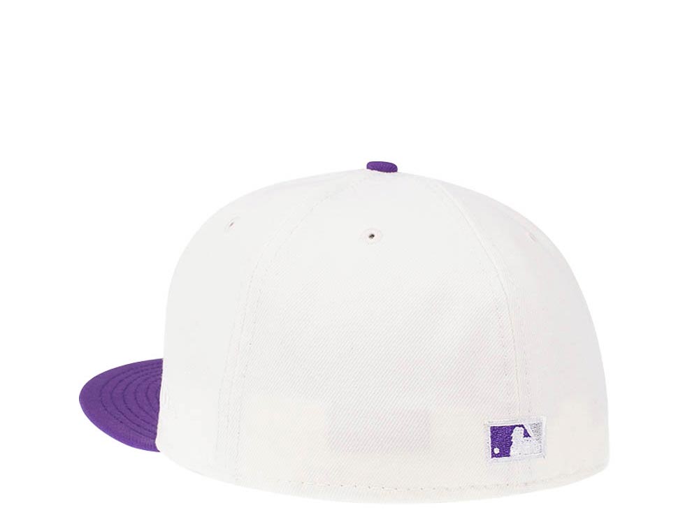 New Era Colorado Rockies 20th Anniversary Cream Two Tone Edition 59Fifty Fitted Gorra