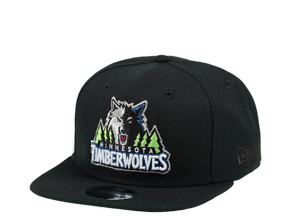 New Era Minnesota Timberwolves Original Fit Black Edition 9Fifty Snapback Gorra