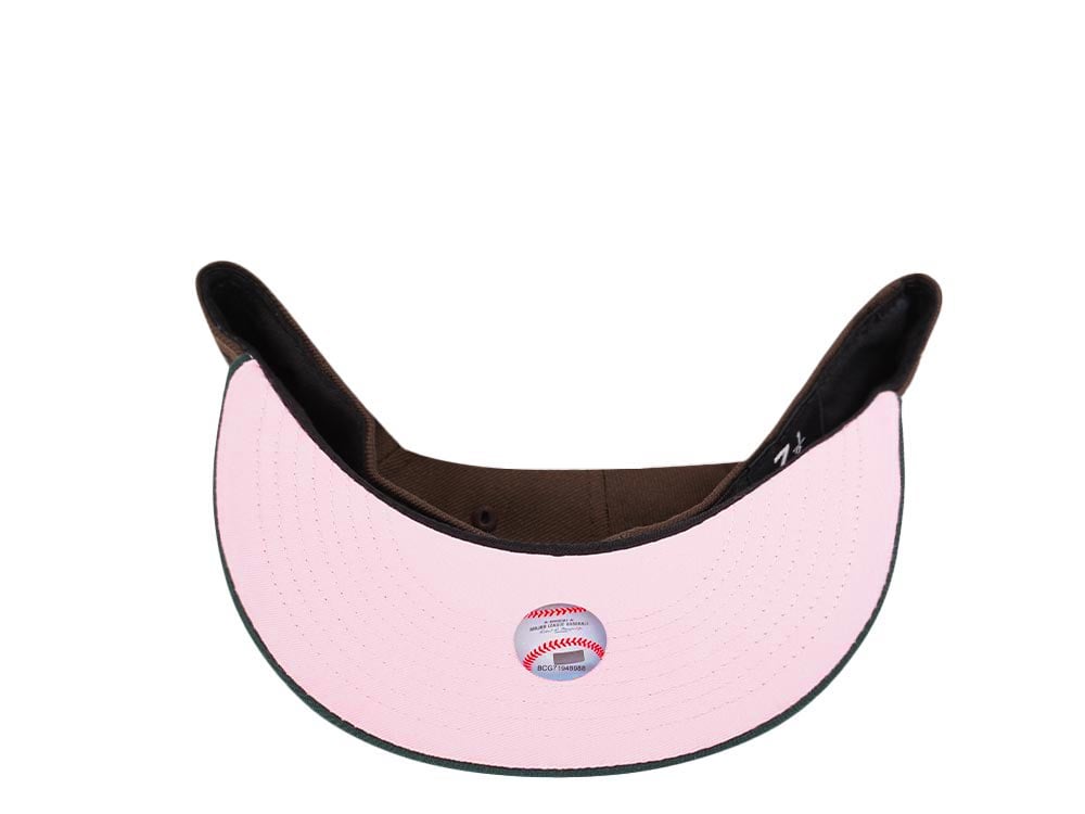New Era Montreal Expos Brown All Star Game 1982 Forest Pink Edition 59Fifty Fitted Gorra