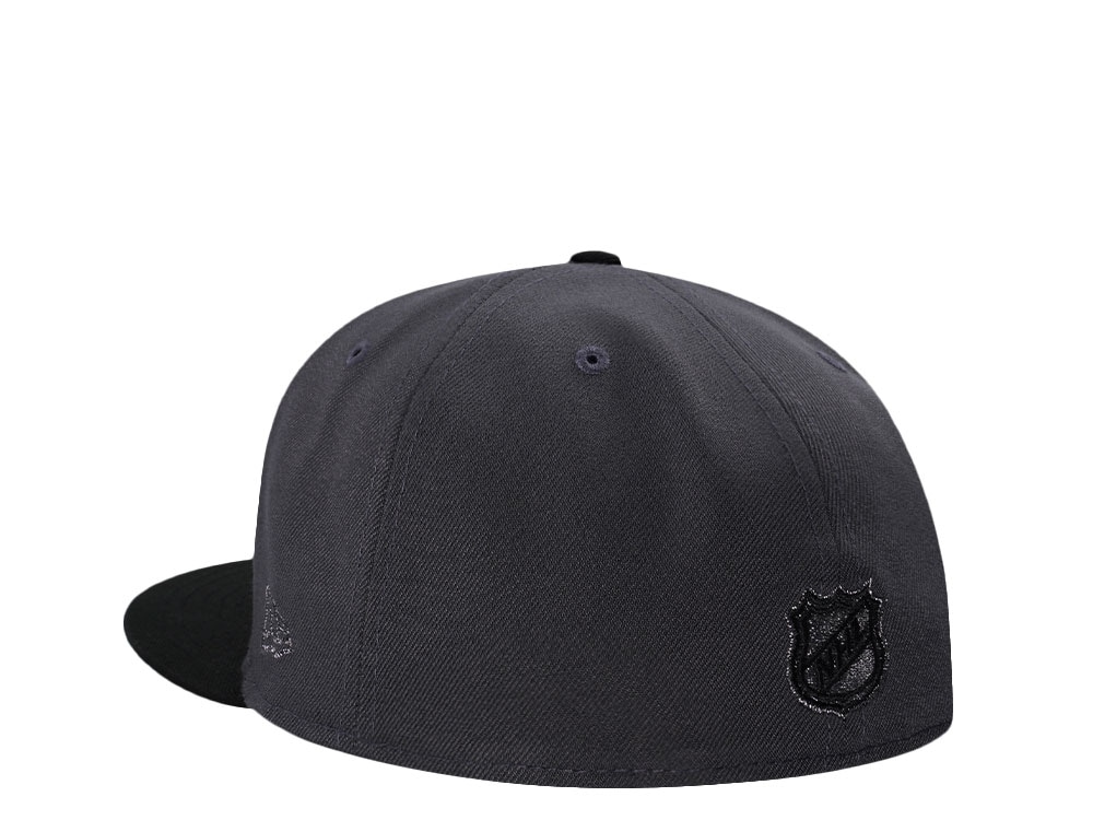 New Era Anaheim Ducks 25th Metallic Dark Graphite Two Tone Edition 59Fifty Fitted Gorra