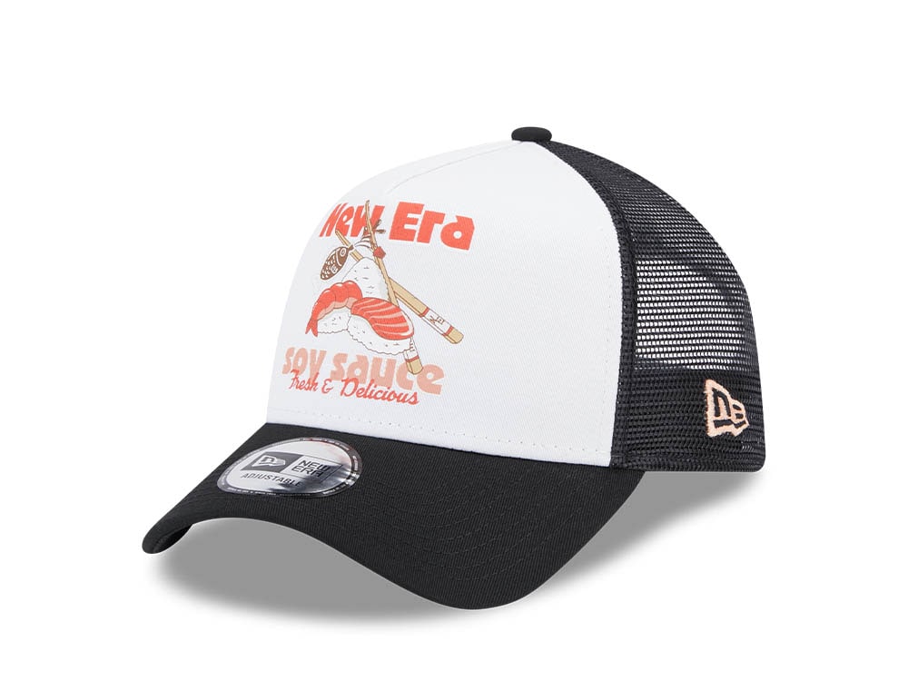 New Era Soy Sauce Food  9Forty A Frame Trucker Snapback Gorra
