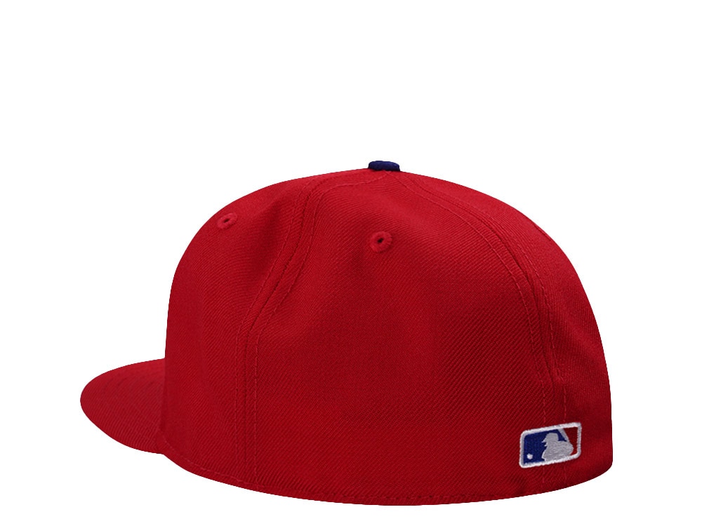 New Era Texas Rangers Wool Authentic On-Field Scarlet Prime Edition 59Fifty Fitted Gorra